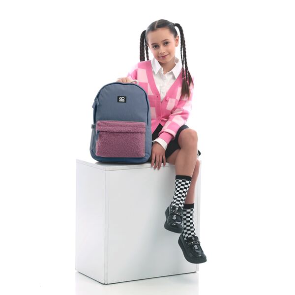 Рюкзак GoPack Education Teens 147 темно-сірий Поліграфіст картинка 7