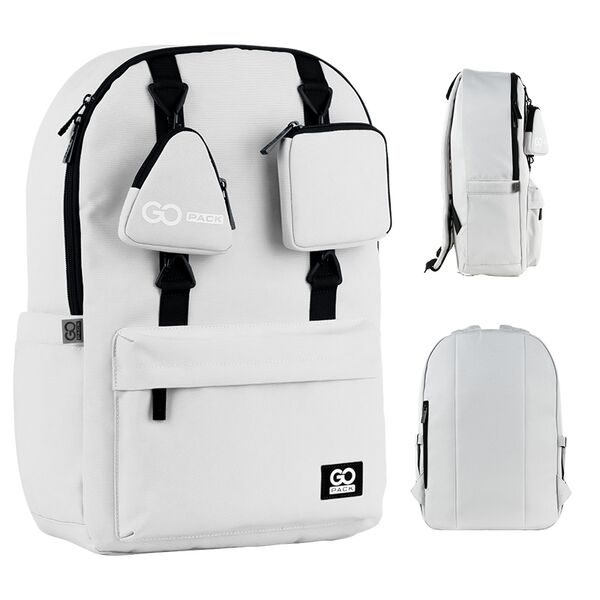 Рюкзак GoPack Education Teens 178 сірий Поліграфіст