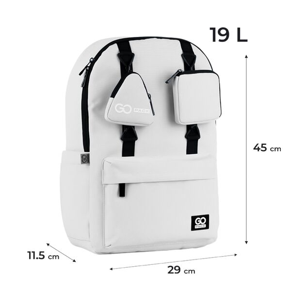 Рюкзак GoPack Education Teens 178 сірий Поліграфіст картинка 2