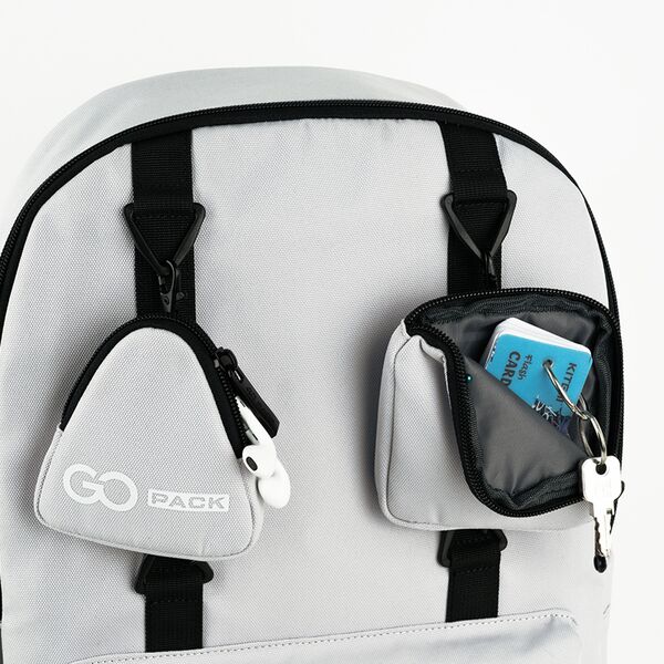 Рюкзак GoPack Education Teens 178 сірий Поліграфіст картинка 7