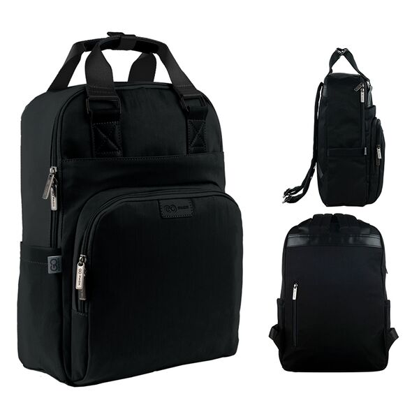 Рюкзак GoPack Education Teens 179 чорний Поліграфіст