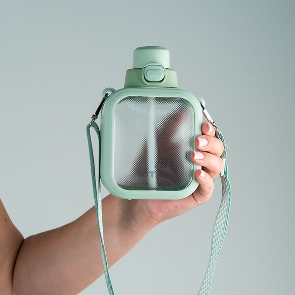 Пляшечка для води, 700 мл, зелена Поліграфіст картинка 6