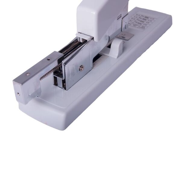 Степлер посилений метал, №23, 100арк, синій Поліграфіст картинка 3