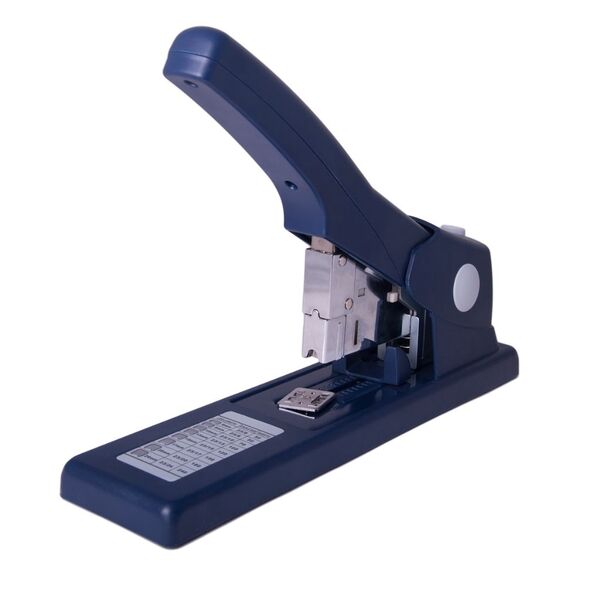 Степлер посилений метал, №23, 240арк, чорний Поліграфіст картинка 2