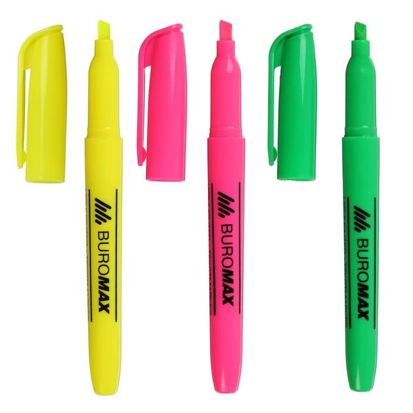 Текст-маркери JOBMAX, 2-4 мм, набір 3 шт., круглі Поліграфіст картинка 3