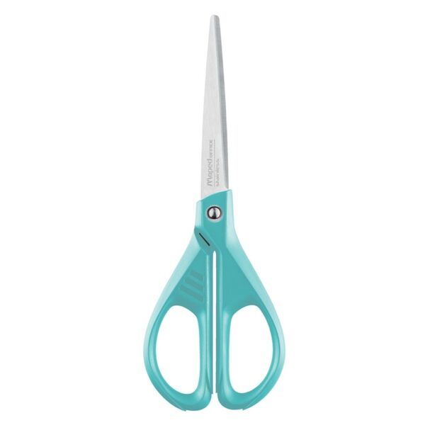 Ножиці 17см, ESSENTIALS GREEN, блакитний Поліграфіст