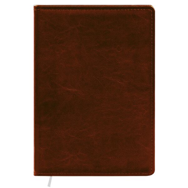 Палітурка тверда з поролоном штучна шкіра коричнева Sarif 156 для блоку ф. 145х202 176 аркушів Поліграфіст картинка 2