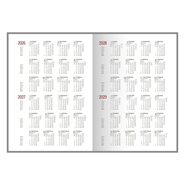 Щоденник недатований А5 в клітинку Ariane синій Поліграфіст картинка 4