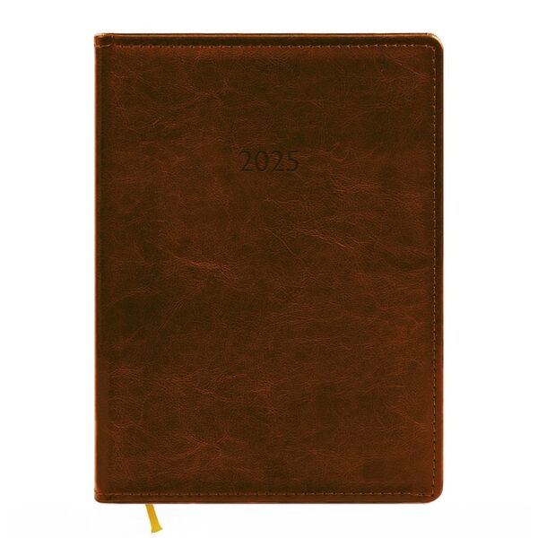 Щоденник датований А5 в лінію Nebraska коричневий Поліграфіст картинка 5