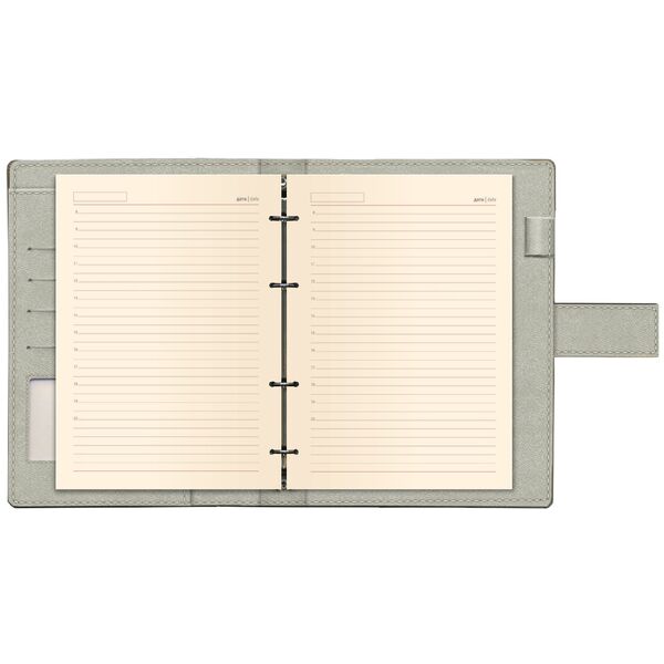 Щоденник недатований А5 в лінію, обкладинка-органайзер з'ємна, Nebraska бордовий Поліграфіст картинка 3