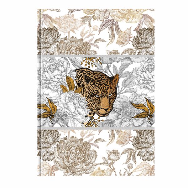 Щоденник недатований А5 в клітинку Ламінація "Пантера" Поліграфіст