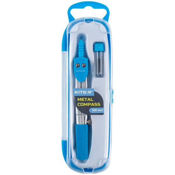 Циркуль+грифель у футлярі блакитний Поліграфіст картинка 2