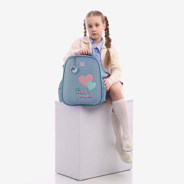 Рюкзак GoPack Education напівкаркасний 165M Girl Power Поліграфіст картинка 8
