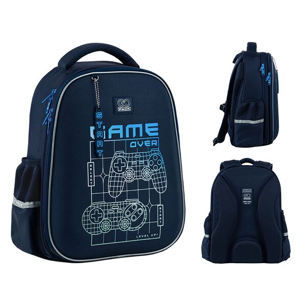 Рюкзак GoPack Education напівкаркасний 165M Level Up Поліграфіст