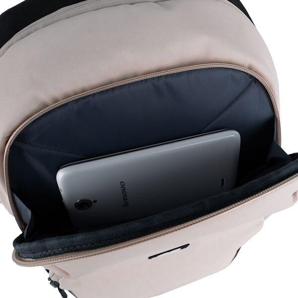 Рюкзак GoPack Education Teens 185 бежевий Поліграфіст картинка 7