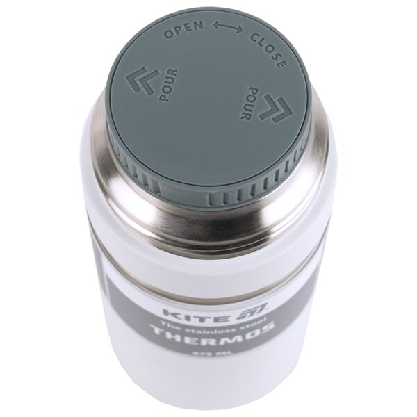 Термос 473 мл, білий Поліграфіст картинка 3