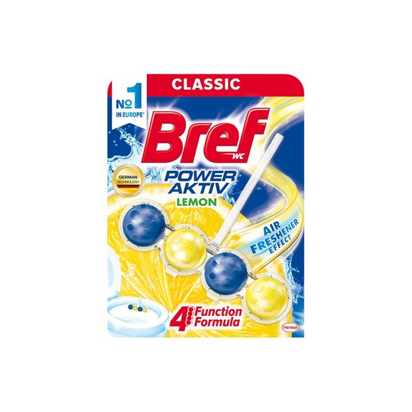 Блок для очищ. туалета, 50г 4в1 Лимонна свіжіс Поліграфіст