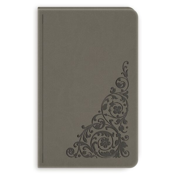 Алфавітна книга А6 в лінію Twill сірий Поліграфіст картинка 3