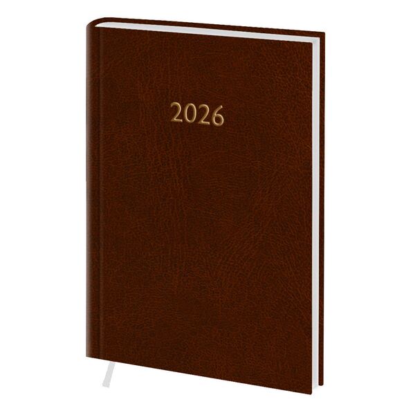 Щоденник датований А6 в лінію Arena коричневий Поліграфіст