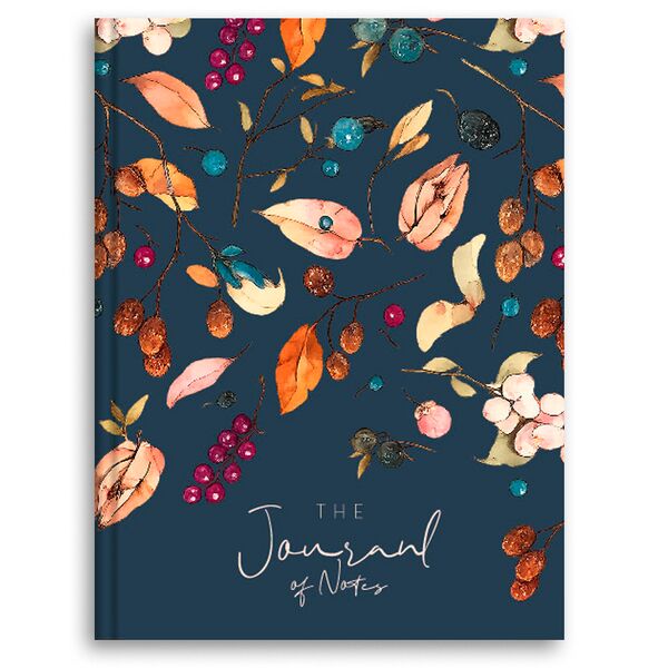 Зошит для нотаток А5, 80 арк., клітинка, обкладинка твердий картон, Серія "Осінь" Поліграфіст картинка 2