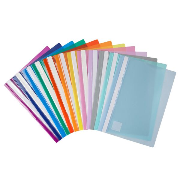 Швидкозшивач А4, світло блакитний Поліграфіст картинка 2