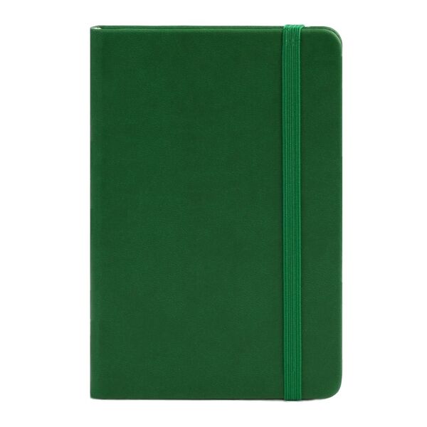 Записна книжка А6 в клітинку Vivella на гумці зелений Поліграфіст картинка 3