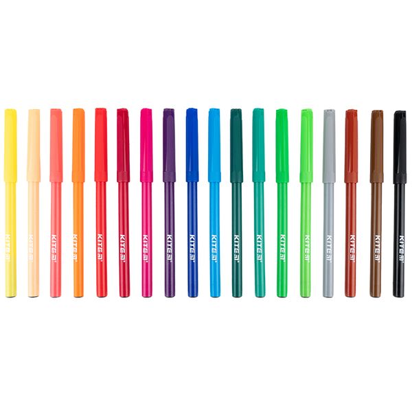 Фломастери, набiр 18 шт. Kite Classic Поліграфіст картинка 2