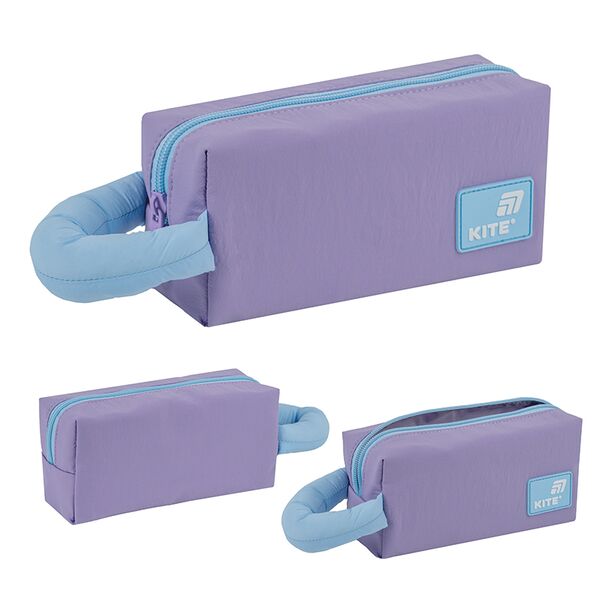 Пенал Kite 2703-3 фіолетово-блакитний Поліграфіст