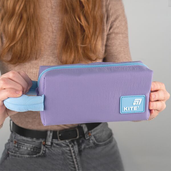 Пенал Kite 2703-3 фіолетово-блакитний Поліграфіст картинка 6