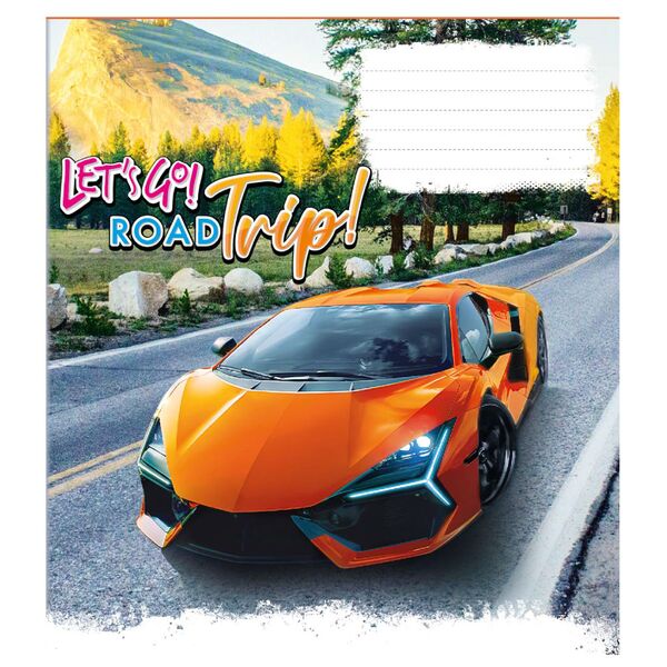 Зошит учнівський 18 арк., клітинка, обкладинка повноколірна Серія 948"Автоподорож" Поліграфіст картинка 6