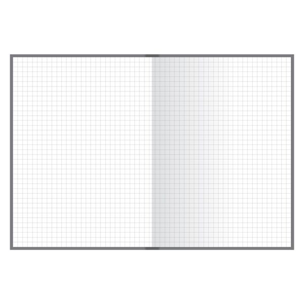 Зошит для нотаток А5, 80 арк., клітинка, обкладинка твердий картон, Серія "Листя зелене" Поліграфіст картинка 3