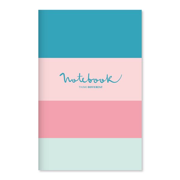 Блокнот А6, 48 арк.., клітинка, обкладинка картон, скоба, Серія "Кольори" Поліграфіст картинка 4