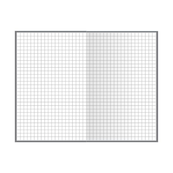 Зошит для нотаток А6, 176 арк., клітинка, обкладинка твердий картон, Серія "Листя зелене" Поліграфіст картинка 3