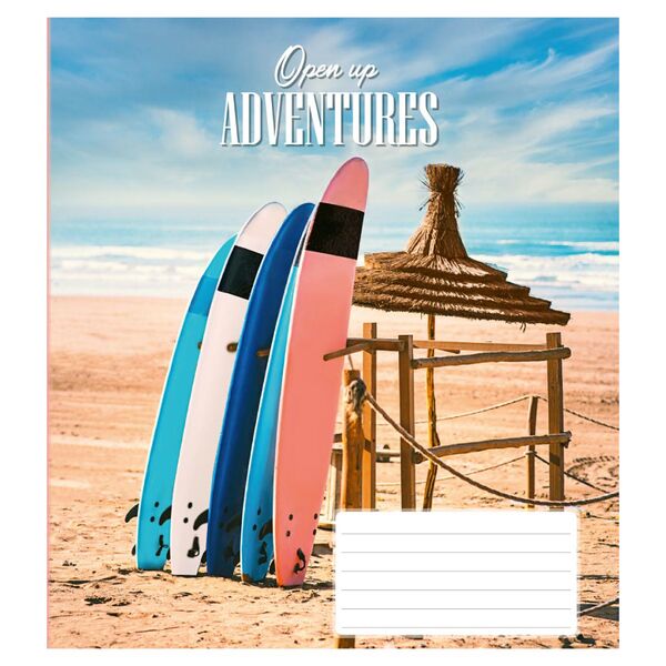 Зошит учнівський 12 арк., коса лінія, обкладинка повноколірна Серія 144"На морі" Поліграфіст картинка 6