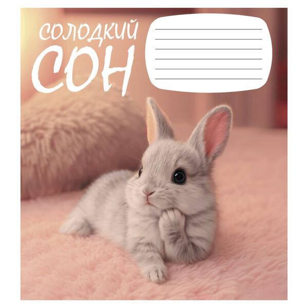 Зошит учнівський повноколірний 12 арк., клітинка. Серія 211"Солодкий сон" Поліграфіст картинка 4