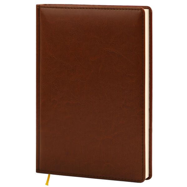 Щоденник недатований А5 в лінію Nebraska коричневий Поліграфіст
