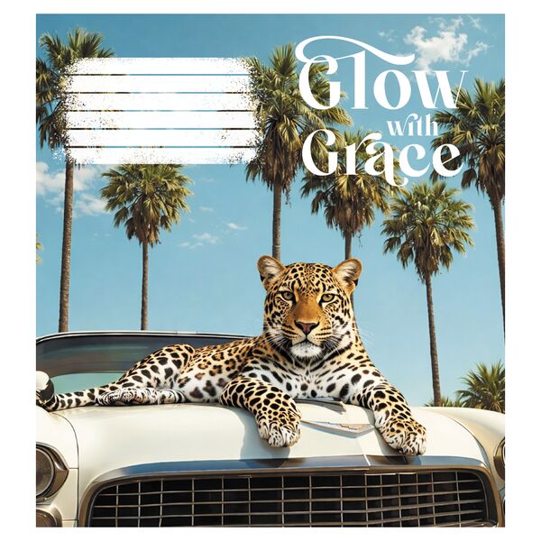 Зошит учнівський повноколірний 18 арк., лінія. Серія 248"Тропіки" Поліграфіст картинка 3