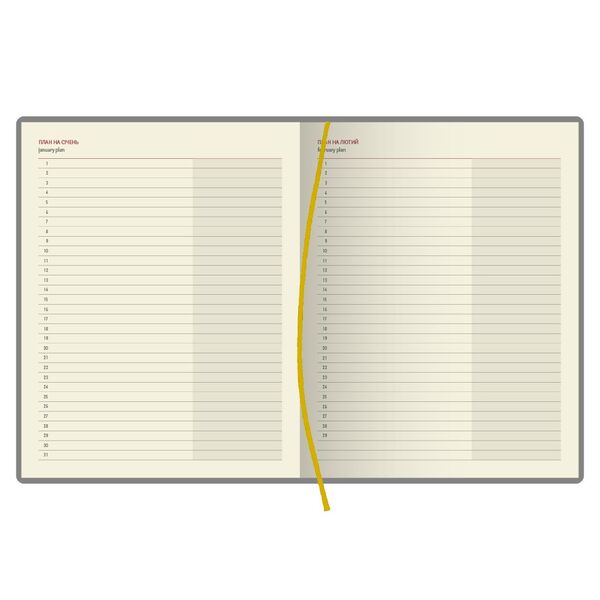 Тижневик недатований А4 в лінію Nebraska коричн Поліграфіст картинка 8