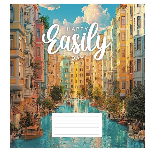 Зошит учнівський повноколірний загальний 60 арк., клітинка. Серія 271"Міста" Поліграфіст картинка 3