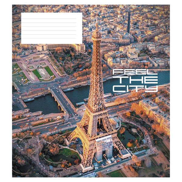 Зошит учнівський повноколірний загальний 48 арк., клітинка. Серія 274"City" Поліграфіст картинка 4