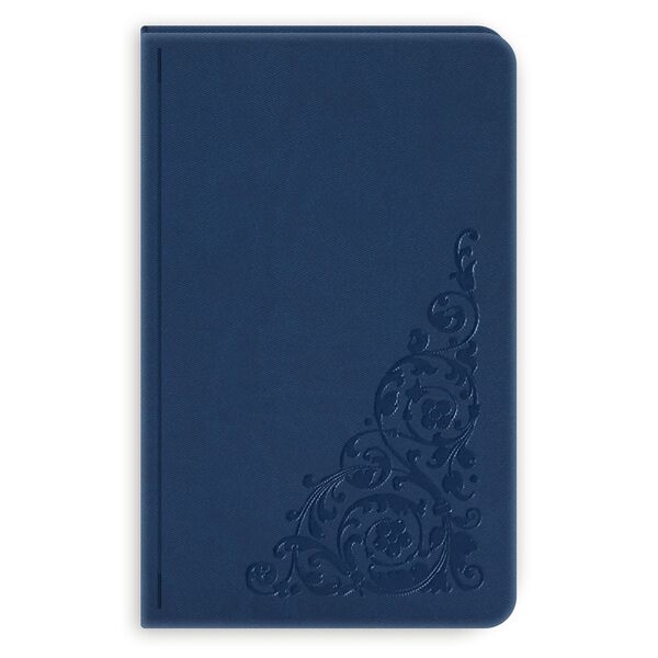 Алфавітна книга А6 в лінію Twill синій Поліграфіст картинка 3
