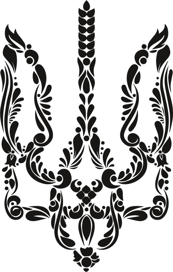 Кліше ф.6,0,0х3,82 см "ГЕРБ квітковий" Поліграфіст