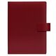 Щоденник недатований А5 в лінію, обкладинка-органайзер з'ємна, Nebraska бордовий