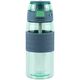 Пляшечка для води, 600 мл, зелено-сіра