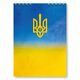 Блокнот A5, 48 арк., клітинка, обкладинка картон, пружина, Серія "Герб"