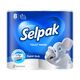 Папір туалетний SELPAK, 8 рул, 3-х ш, на гільзі