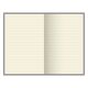 Блок записної книжки формат 95х145 мм, 96 аркушів, кремовий папір, лінія