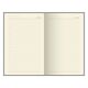 Блок щоденника недатованого формат 130х202 мм, 128 аркушів, кремовий папір, лінія