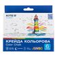 Крейда кольорова Jumbo, 6 кол. Kite Classic Поліграфіст картинка 2