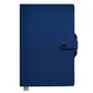 Записна книжка А5 в лінію Twill на кнопці синя Поліграфіст картинка 3
